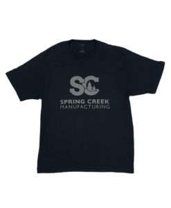 Spring Creek Manufacturing Short Sleeved Logo T-Shirt - Black