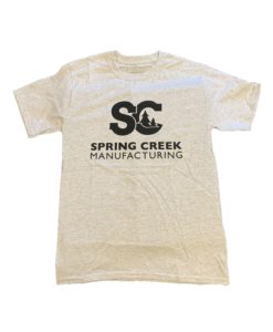 Spring Creek Manufacturing Short Sleeved Logo T-Shirt - Ash